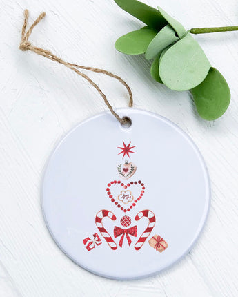 Christmas Collage Tree - Ornament