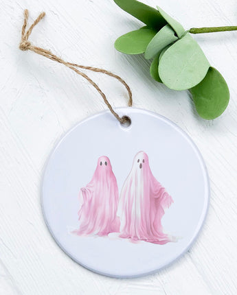 Pink Ghosts - Ornament