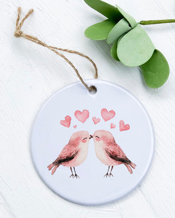 Love Birds - Valentine's Day Ornament