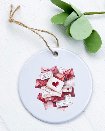 Love Letter Stack - Valentine's Day Ornament