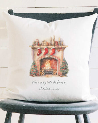 The Night Before Christmas - Square Canvas Pillow