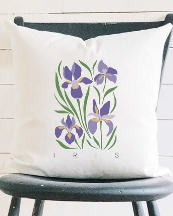 Iris (Garden Edition) - Square Canvas Pillow