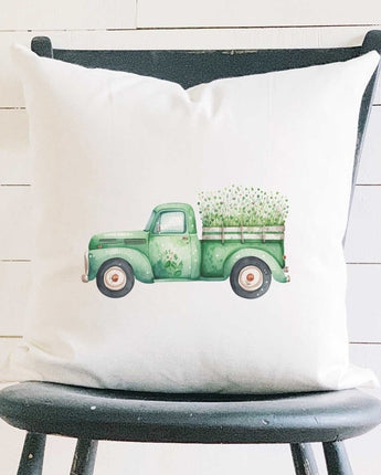 Irish Farm Truck - Square Canvas Pillow