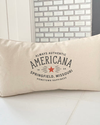 Americana Custom - Rectangular Canvas Pillow