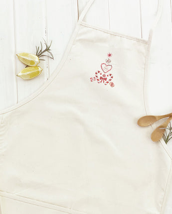 Christmas Collage Tree - Women's Apron