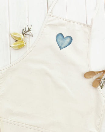 Denim Heart - Valentine's Day Women's Apron