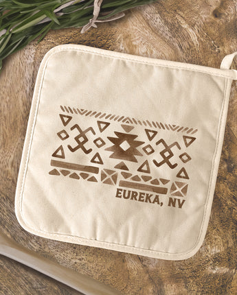 Western Pattern w/ City State - Cotton Pot Holder