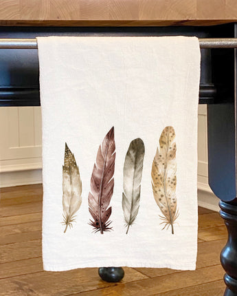 Four Feathers - Cotton Tea Towel