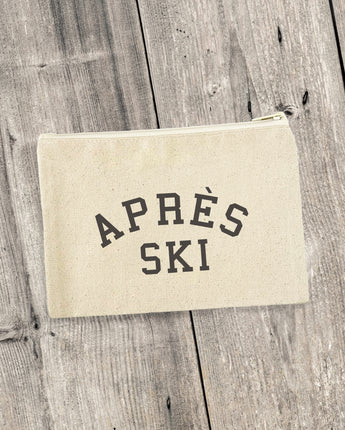 Apres Ski - Canvas Zipper Pouch