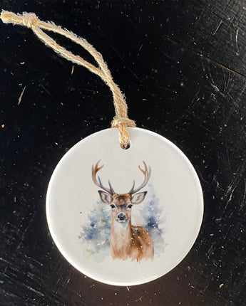 Winter Buck - Ornament