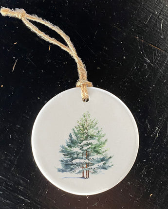 Winter Pine Trees - Ornament