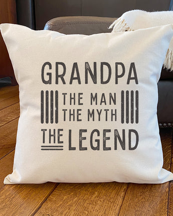 Grandpa / Father The Legend - Square Canvas Pillow