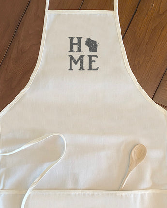 Distressed Home w/ State - Women's Apron