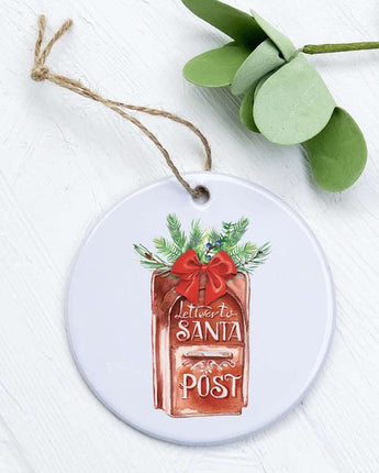 Letters to Santa Mailbox - Ornament