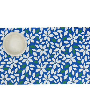 Blue Floral - Dog Mat