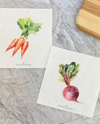 Carrots, Beet 2 pk - Swedish Dish Cloth