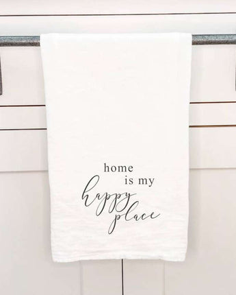 Home is My Happy Place - Cotton Tea Towel