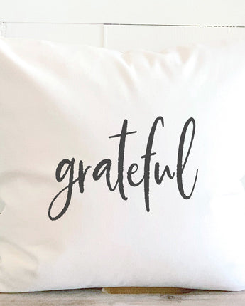 Grateful - Square Canvas Pillow